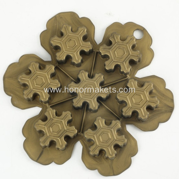Silicone Christmas snowflake cake mold